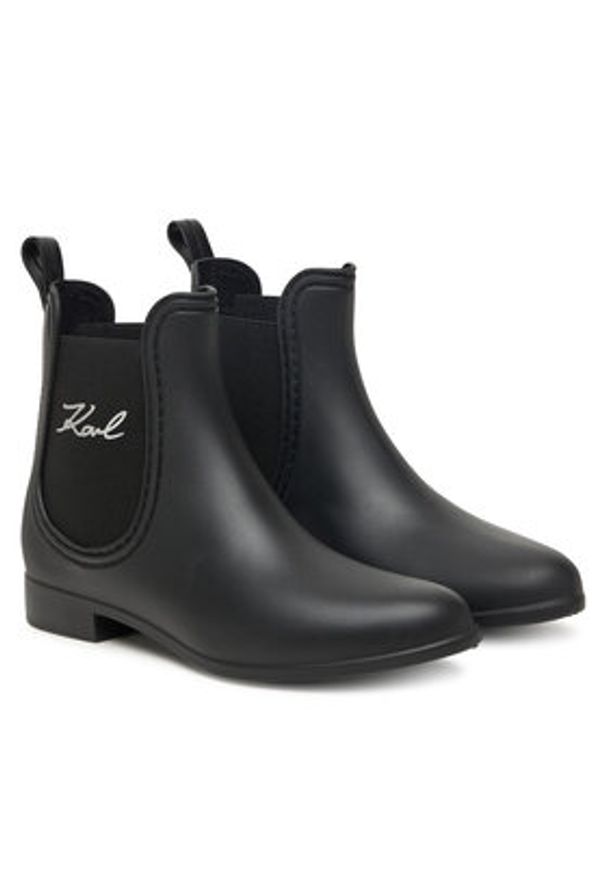 Karl Lagerfeld - KARL LAGERFELD Kalosze KL94775 Czarny. Kolor: czarny. Materiał: syntetyk