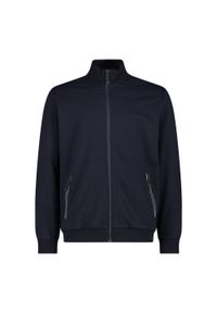 Kurtka z dresu CMP. Kolor: niebieski. Materiał: dresówka. Sport: fitness, turystyka piesza #1