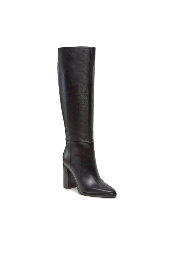 Guess Kozaki Lannie FL8LNN LEA11 Czarny. Kolor: czarny. Materiał: skóra
