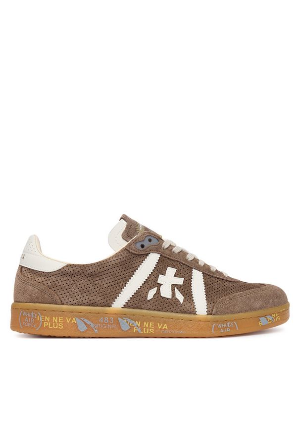 Sneakersy Premiata. Kolor: brązowy
