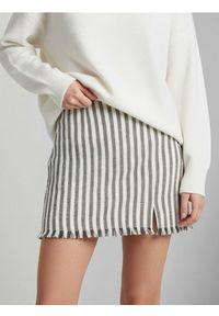 Sinsay - Spódnica mini z wełną - wielobarwny. Materiał: wełna #1