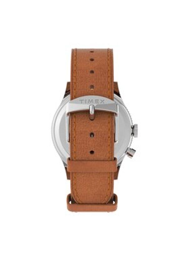 Timex Zegarek TW2V74000 Brązowy. Kolor: brązowy