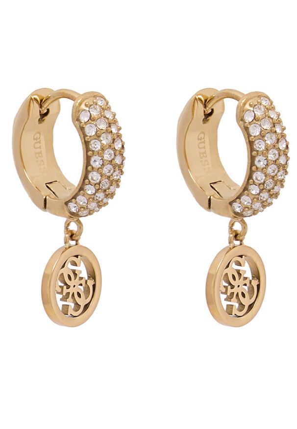 Guess Kolczyki JUBE03 301JW Złoty. Materiał: metalowe. Kolor: złoty