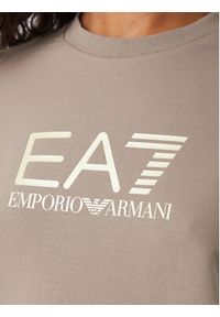 EA7 Emporio Armani Dres 7W000115 AF13135 U6100 Beżowy Regular Fit. Kolor: beżowy. Materiał: bawełna #2