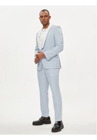 Hugo Spodnie materiałowe Getlin 242E1X 50513776 Błękitny Slim Fit. Kolor: niebieski. Materiał: syntetyk #4