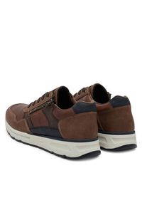 Rieker Sneakersy B0701-24 Brązowy. Kolor: brązowy. Materiał: skóra #4