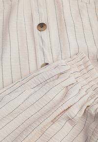 Renee - Beżowy Komplet z Wiskozy Spodnie Wide Leg i Koszula Bez Rękawów z Paskiem Adduin. Kolor: beżowy. Materiał: wiskoza #5