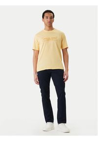 Jack & Jones T-Shirt Blucaleb 12293014 Beżowy Regular Fit. Kolor: beżowy. Materiał: bawełna #5
