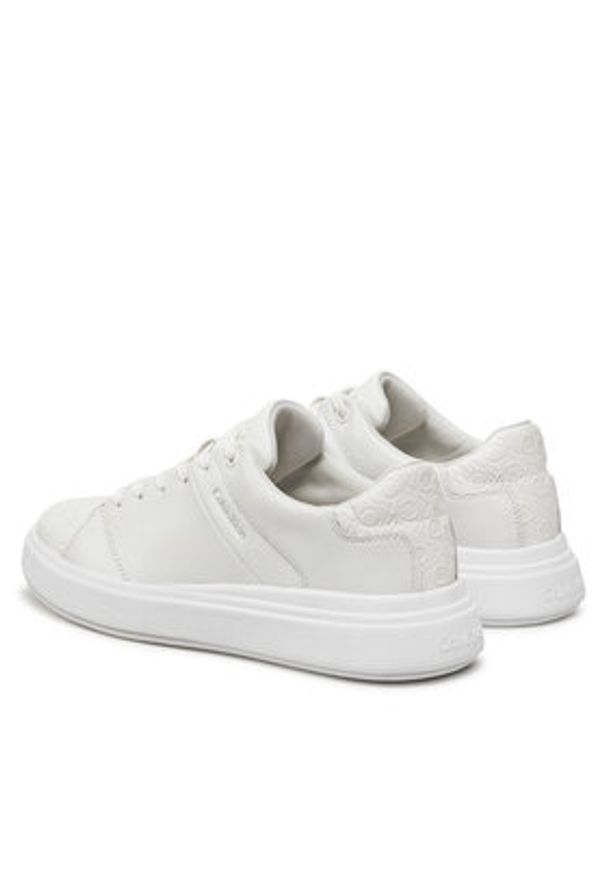 Calvin Klein Sneakersy HW0HW02218 Biały. Kolor: biały. Materiał: skóra