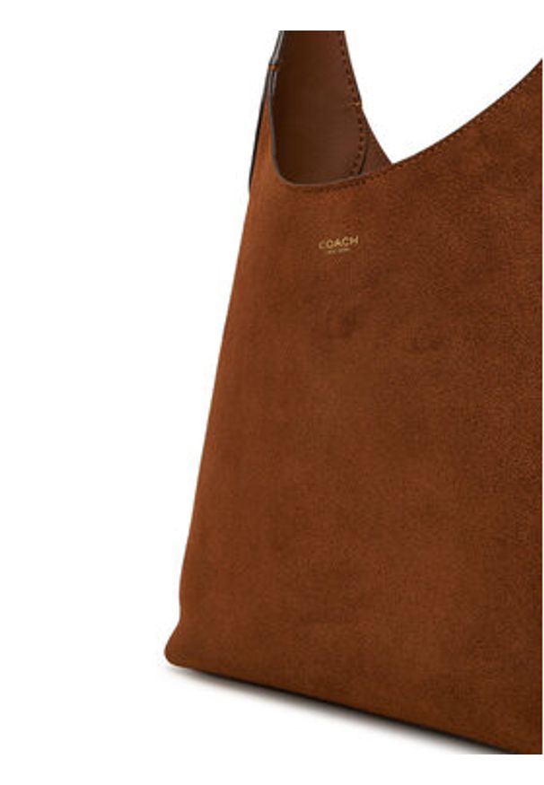Coach Torebka CW637 Brązowy. Kolor: brązowy. Materiał: zamszowe, skórzane