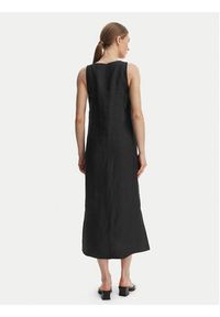 Marella Sukienka letnia Velo 2615221352 Czarny Regular Fit. Kolor: czarny. Materiał: len. Sezon: lato #4
