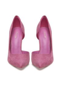DeeZee Szpilki DZ0024 Różowy. Kolor: różowy. Materiał: materiał. Obcas: na szpilce #7