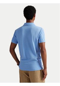 Polo Ralph Lauren Polo 710680784461 Błękitny Custom Slim Fit. Typ kołnierza: polo. Kolor: niebieski. Materiał: bawełna #4