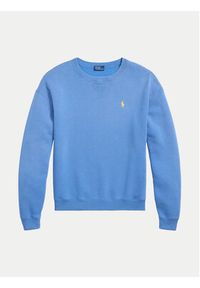 Polo Ralph Lauren Bluza 211943006017 Niebieski Relaxed Fit. Typ kołnierza: polo. Kolor: niebieski. Materiał: bawełna #5