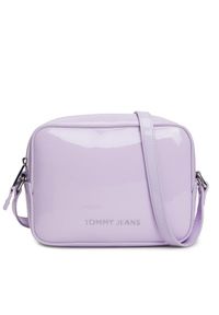 Tommy Jeans Torebka Tjw Ess Must Camera Bag Patent AW0AW15826 Fioletowy. Kolor: fioletowy. Materiał: skórzane