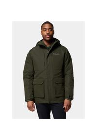 columbia - Kurtka Zimowa Męska Columbia Landroamer Interchange. Kolor: zielony. Materiał: puch. Sezon: zima. Sport: turystyka piesza #1