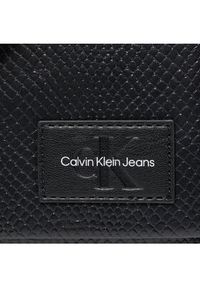 Calvin Klein Jeans Torebka Sculpted Flap W/Chain25 Snake K60K611521 Czarny. Kolor: czarny. Materiał: skórzane #4