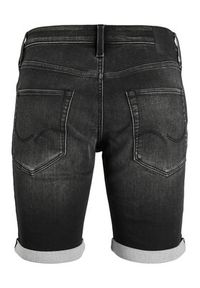 Jack & Jones - Jack&Jones Szorty jeansowe Rick 12224129 Czarny Regular Fit. Kolor: czarny. Materiał: bawełna #5