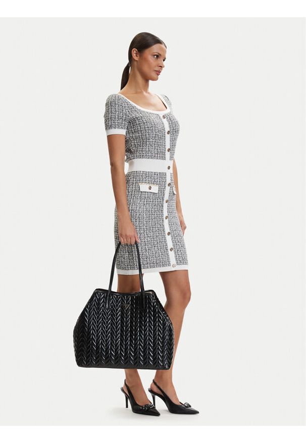 Guess Torebka Cheryl HWTQ97 20240 Czarny. Kolor: czarny. Materiał: skórzane