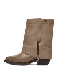 G-Star RAW - G-Star Raw Botki EO-YAGMUR-25FW30 Beżowy. Kolor: beżowy. Materiał: skóra #8