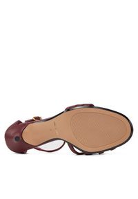 Gino Rossi Sandały NELLY-SLT1527-7 Bordowy. Kolor: czerwony. Materiał: skóra #5