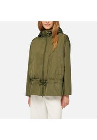 Kurtka Geox Model W Bulmya Parka Kolor Zielony. Kolor: zielony. Materiał: tkanina