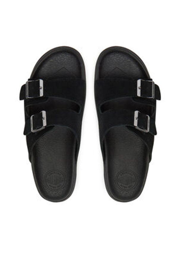 Palladium Klapki Dunelite Riviera Sde 74455-008-M Czarny. Kolor: czarny. Materiał: skóra, zamsz