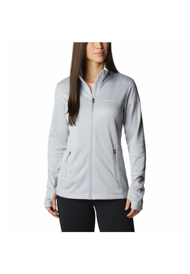columbia - Bluza turystyczna damska Columbia Park View. Kolor: szary. Materiał: poliester. Styl: sportowy. Sport: turystyka piesza