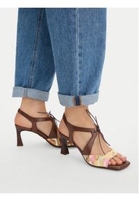 Hispanitas Sandały BHV264650 C001 Kolorowy. Materiał: skóra. Wzór: kolorowy #3