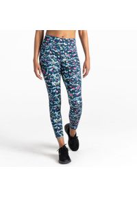 DARE 2B - Damskie legginsy sportowe Influential. Kolor: niebieski. Materiał: elastan, poliester. Sport: fitness