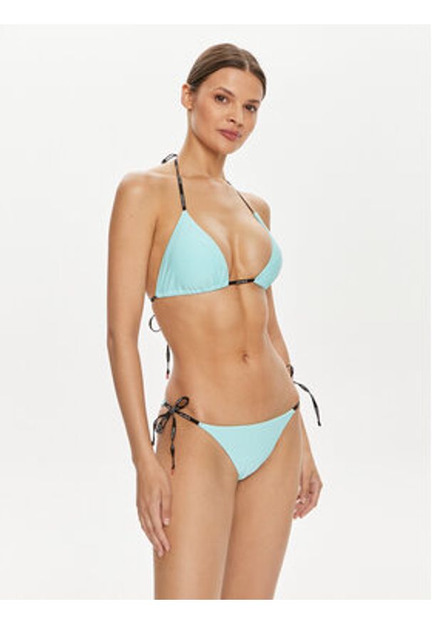 Hugo Dół od bikini 50492410 Niebieski. Kolor: niebieski. Materiał: syntetyk