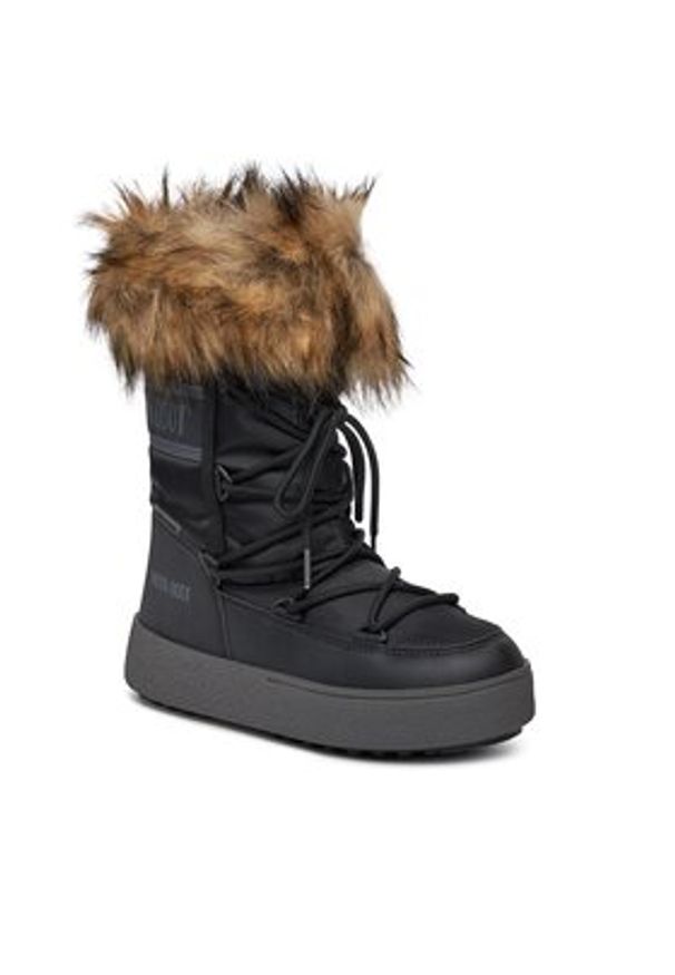 Moon Boot Śniegowce Ltrack Monaco Low Wp 24500600001 Czarny. Kolor: czarny. Materiał: syntetyk