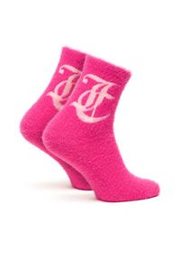 Juicy Couture Zestaw 2 par wysokich skarpet damskich JCAXS225719 Kolorowy. Materiał: poliester, materiał. Wzór: kolorowy #5