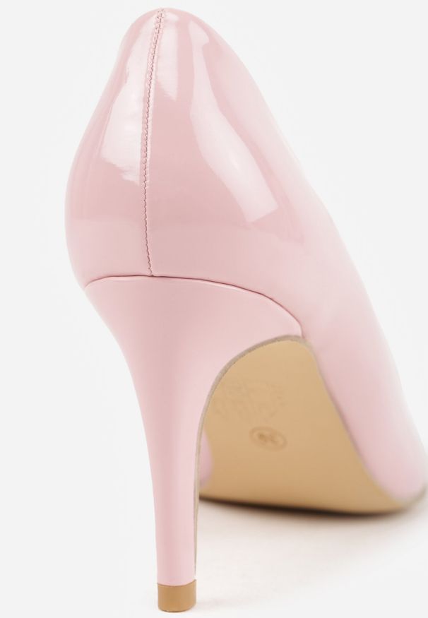 Born2be - Różowe Klasyczne Lakierowane Szpilki Vices Naoise. Kolor: różowy. Materiał: lakier. Obcas: na szpilce. Styl: klasyczny