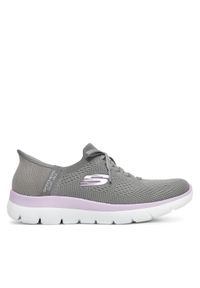 skechers - Skechers Sneakersy Summits-New Daily 150263/GYLV Szary. Kolor: szary. Materiał: materiał #1