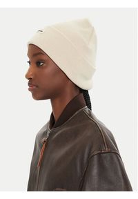 Calvin Klein Czapka Inst Patch Beanie K60K612322 Beżowy. Kolor: beżowy. Materiał: bawełna, materiał