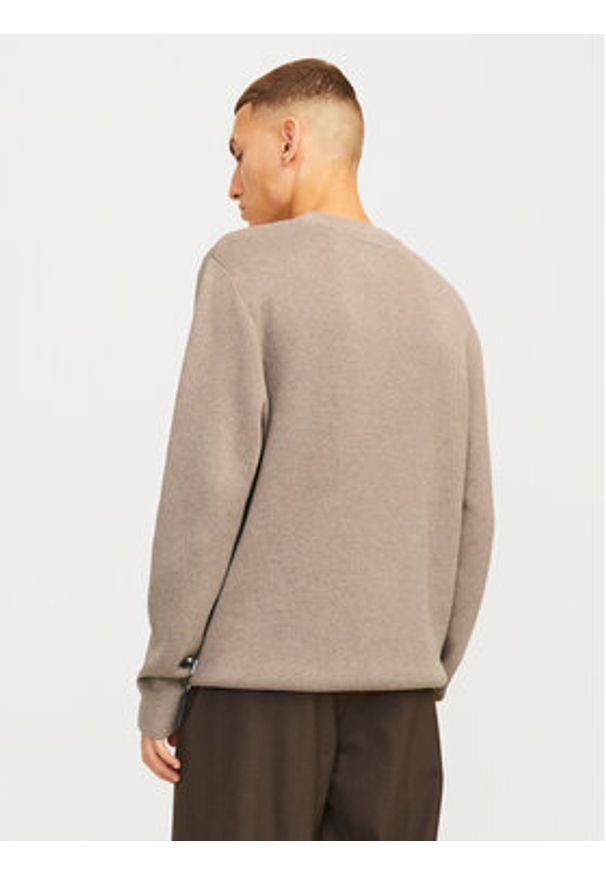 Jack & Jones Sweter Milano 12259666 Szary Relaxed Fit. Kolor: szary. Materiał: bawełna