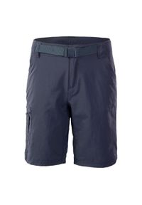 Hi-tec - Półdługie Spodenki Damskie Lady Loop. Kolor: niebieski. Sport: turystyka piesza #1