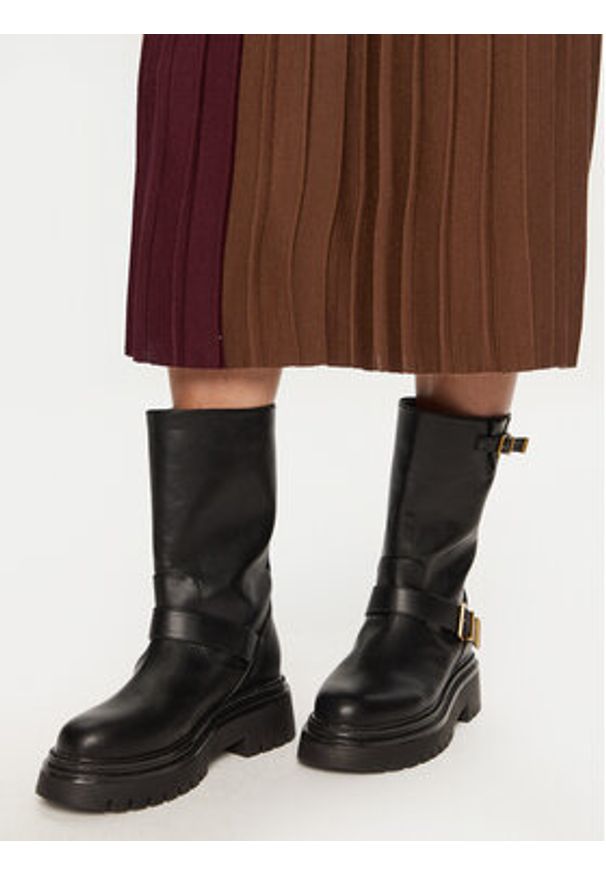 Weekend Max Mara Spódnica plisowana Virgin 2425306022 Beżowy Regular Fit. Kolor: beżowy. Materiał: syntetyk