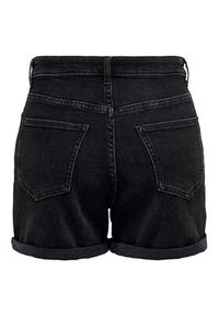 only - ONLY Szorty jeansowe Josephine 15321381 Czarny Regular Fit. Kolor: czarny. Materiał: bawełna #4
