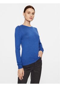 Vero Moda Sweter 10291147 Niebieski Regular Fit. Kolor: niebieski. Materiał: syntetyk