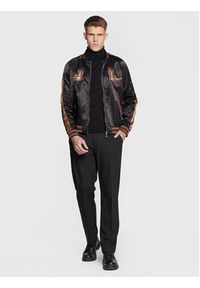 J.Lindeberg Kurtka bomber Eagle Varsity FMOW07327 Czarny Regular Fit. Kolor: czarny. Materiał: syntetyk #4