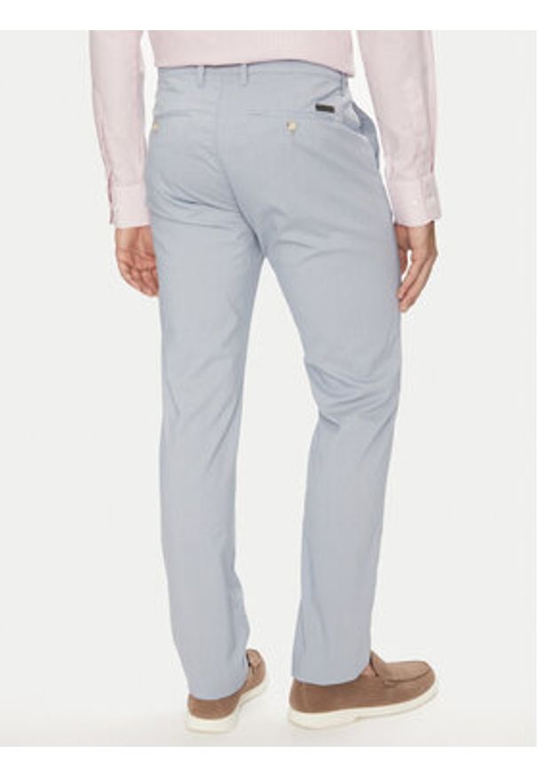 Pierre Cardin Chinosy C3 33730.1058 Błękitny Slim Fit. Kolor: niebieski. Materiał: bawełna