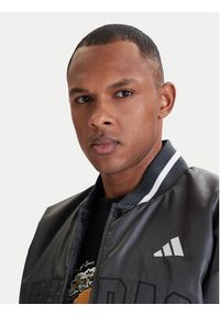 Adidas - adidas Kurtka bomber Stadium JZ6913 Szary Loose Fit. Kolor: szary. Materiał: syntetyk #4
