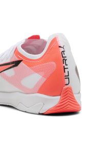 Puma - Halowe buty piłkarskie ULTRA 5 MATCH IT PUMA White Black Glowing Red. Kolor: czerwony, biały, wielokolorowy, czarny. Sport: piłka nożna