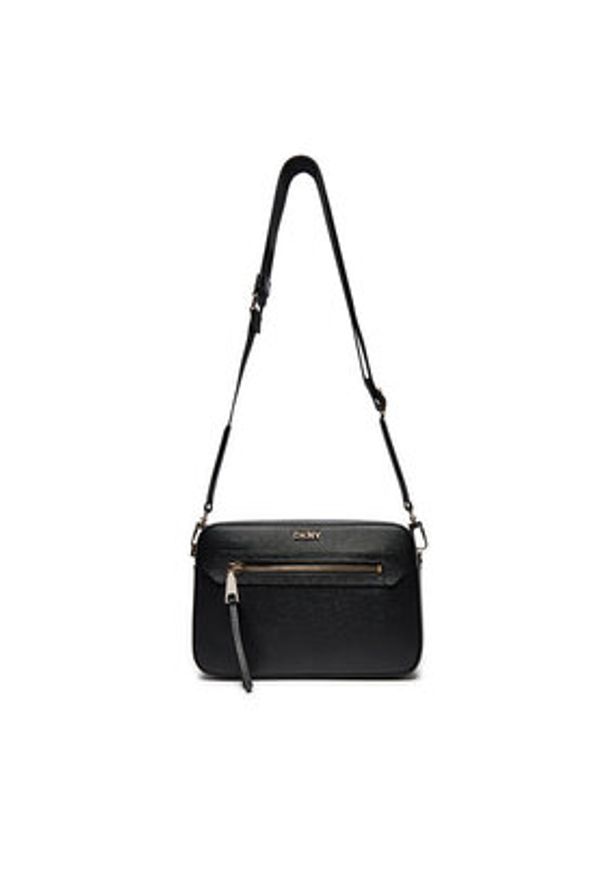 DKNY Torebka R42E3E22 Czarny. Kolor: czarny. Materiał: skórzane
