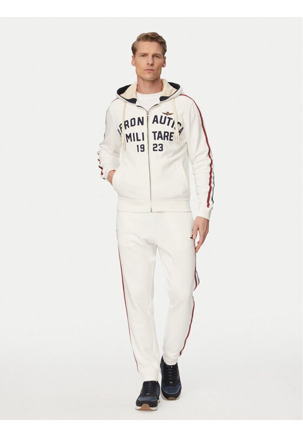 Aeronautica Militare Dres 261TF0107UF00677 Biały Regular Fit. Kolor: biały. Materiał: bawełna