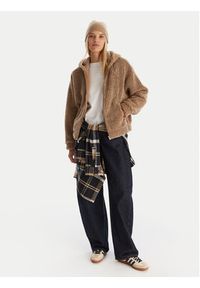 Roxy Polar City Track Brązowy Regular Fit. Kolor: brązowy. Materiał: syntetyk #3