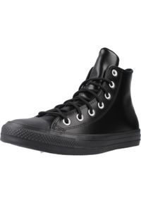 Tenisówki Converse Model Chuck Taylor All Star Leather Kolor Czarny. Kolor: czarny. Materiał: tkanina, skóra