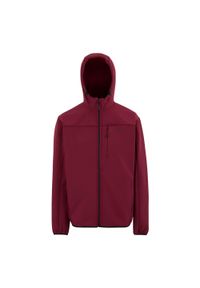 Regatta - Kurtka Męska Ossek Soft Shell. Kolor: czerwony. Sport: turystyka piesza #1